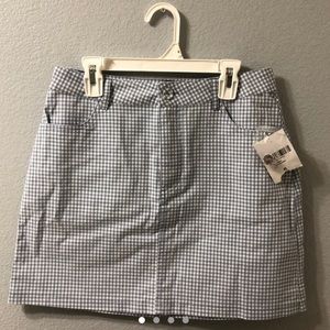 Mini Gingham Skirt